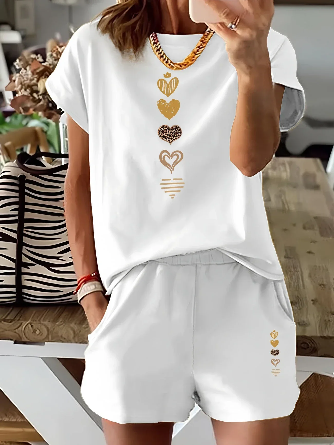 Lyra - Casual Set Di Due Pezzi Con Stampa Grafica - Image 6