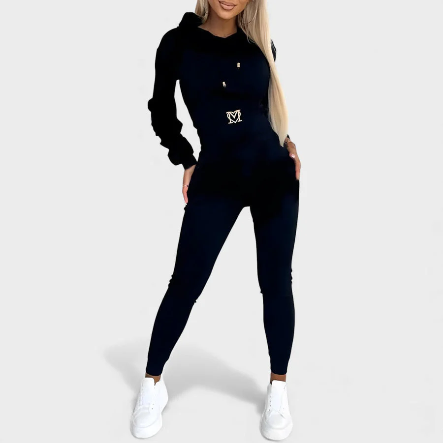 Maayan - Set Casual Composto da Felpa Con Cappuccio a Maniche Lunghe e Pantaloni - Image 2