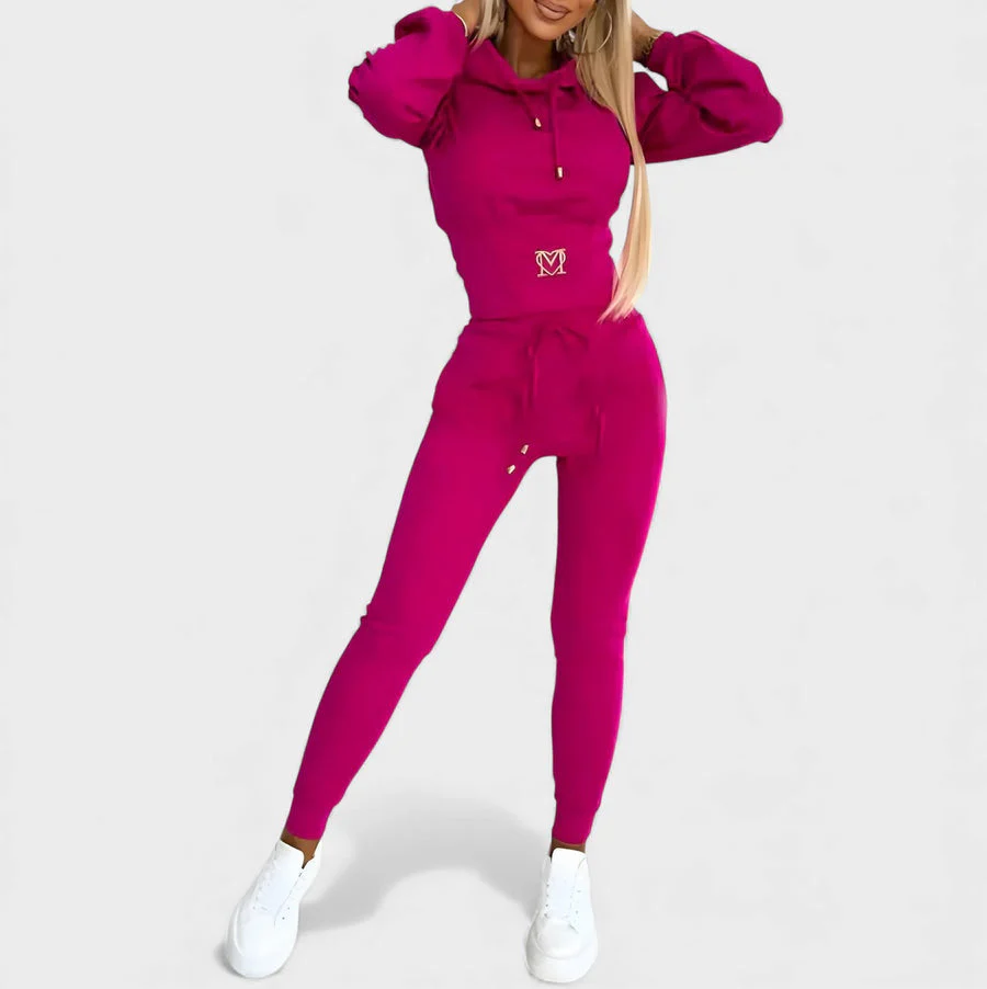Maayan - Set Casual Composto da Felpa Con Cappuccio a Maniche Lunghe e Pantaloni - Image 6