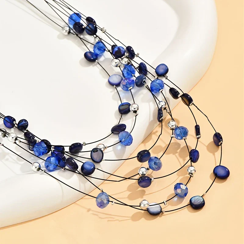 Mabelline - Elegante Collana Bohémien a Più Fili con Gerline - Image 5