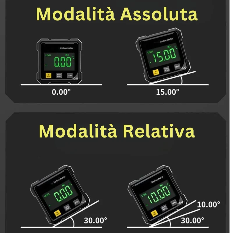 MagPro - Goniometro Digitale Magnetico a 4 Lati Con Laser - Image 11