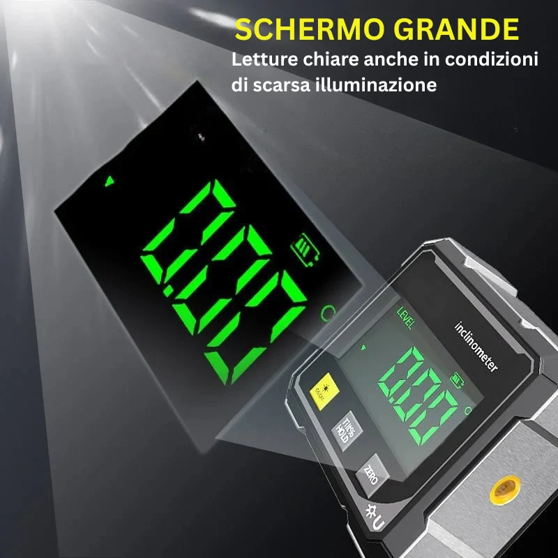 MagPro - Goniometro Digitale Magnetico a 4 Lati Con Laser - Image 8