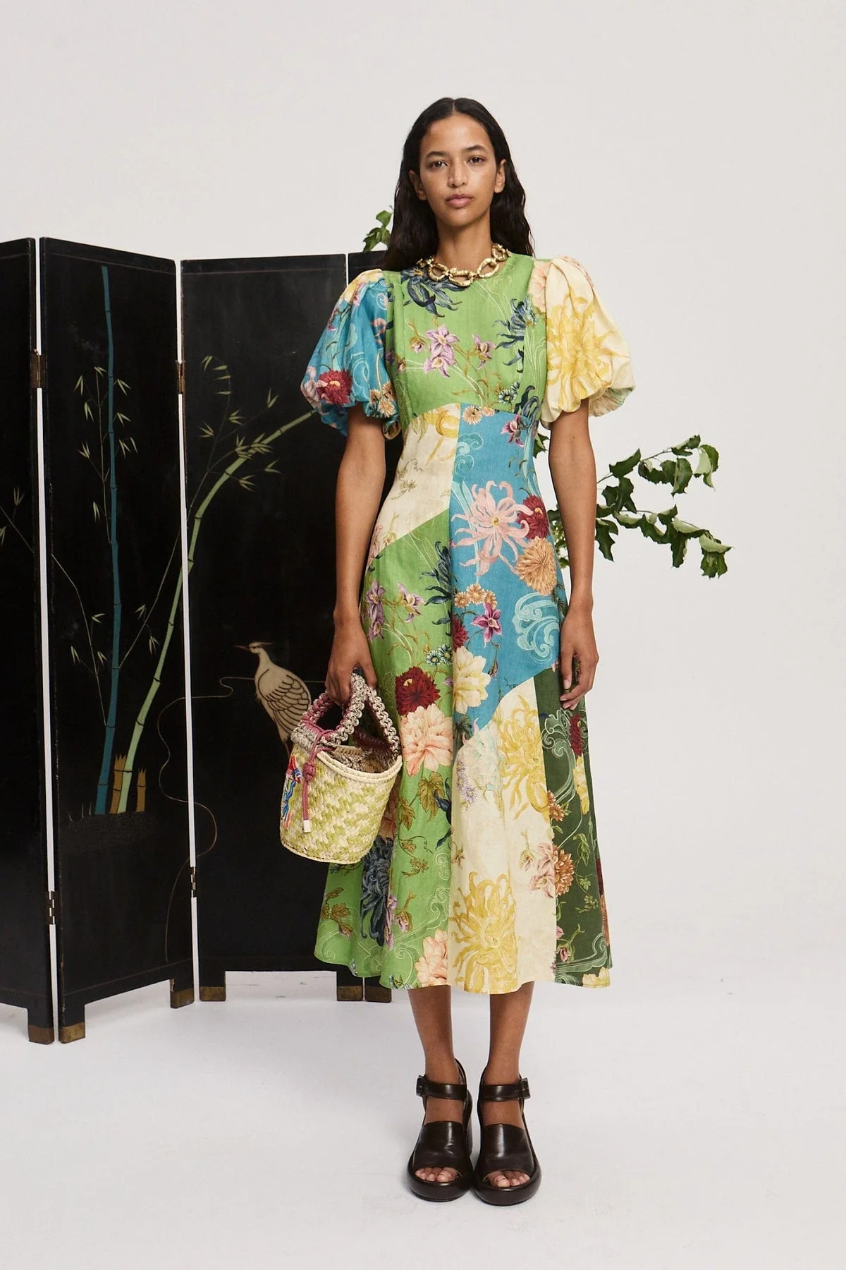 Maileen - Abito Midi con Cuciture Avery