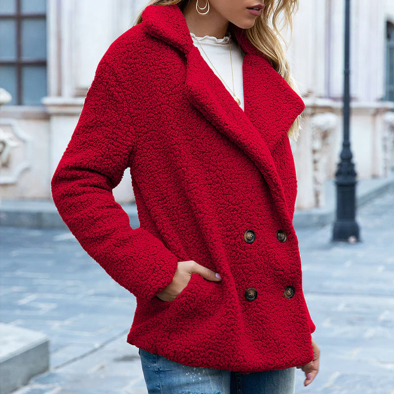 Mailys - Cappotto Teddy Con Collo In Pelliccia Di Agnello - Image 10