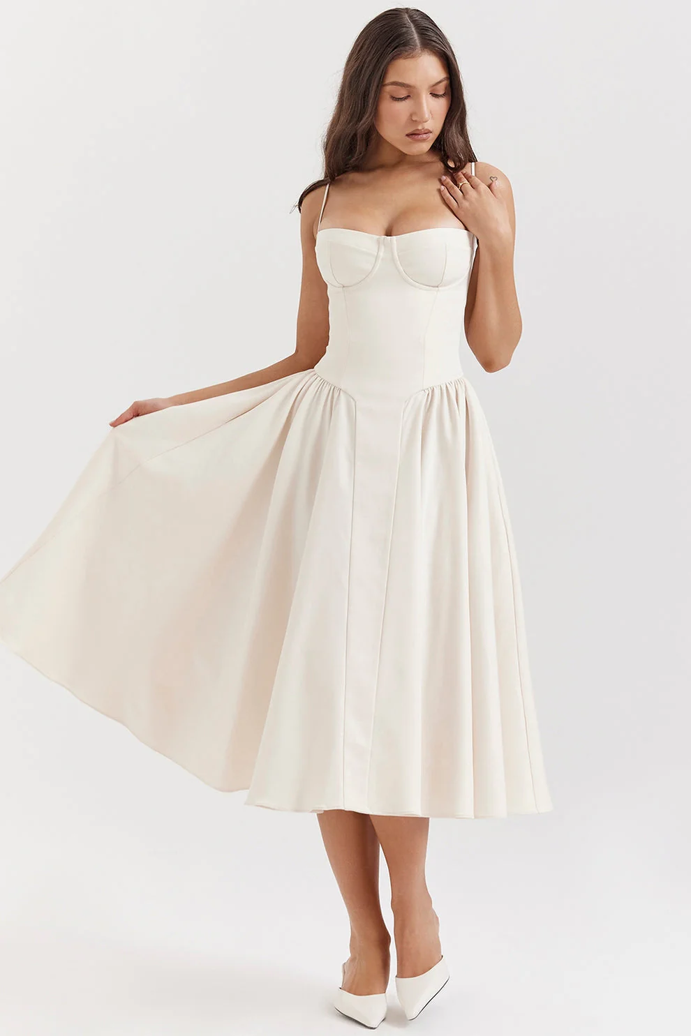 Maissa - Abito Midi Elegante Senza Maniche - Image 10
