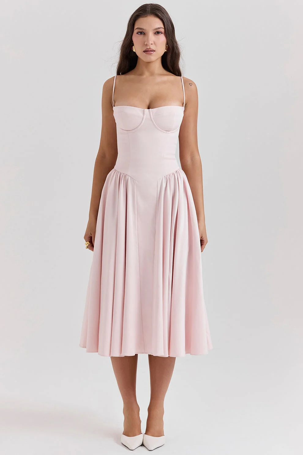 Maissa - Abito Midi Elegante Senza Maniche - Image 12