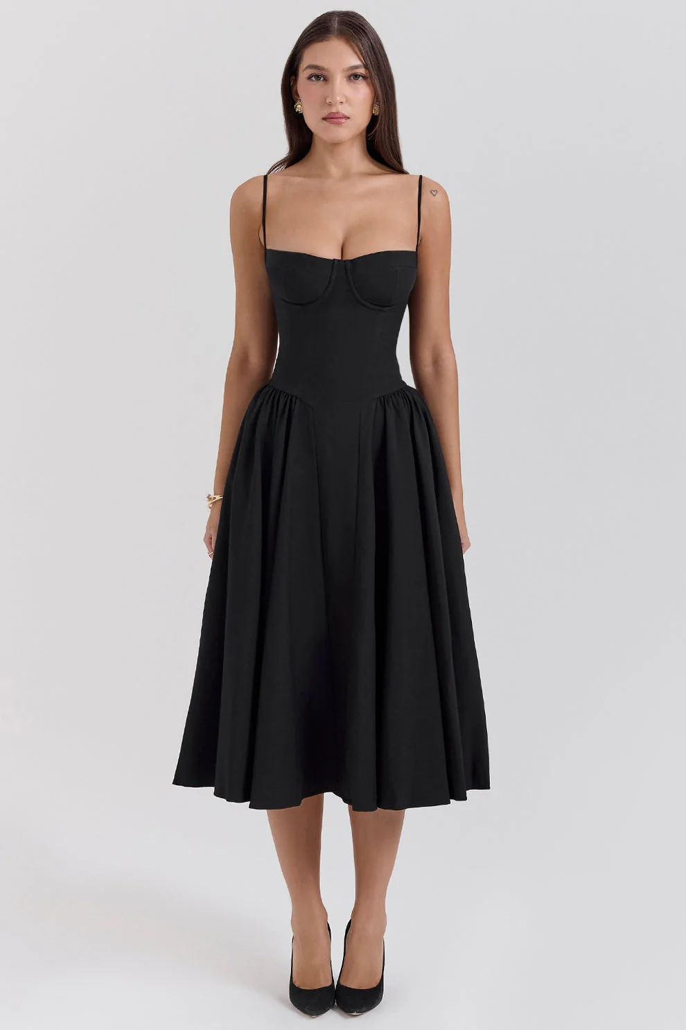 Maissa - Abito Midi Elegante Senza Maniche - Image 18