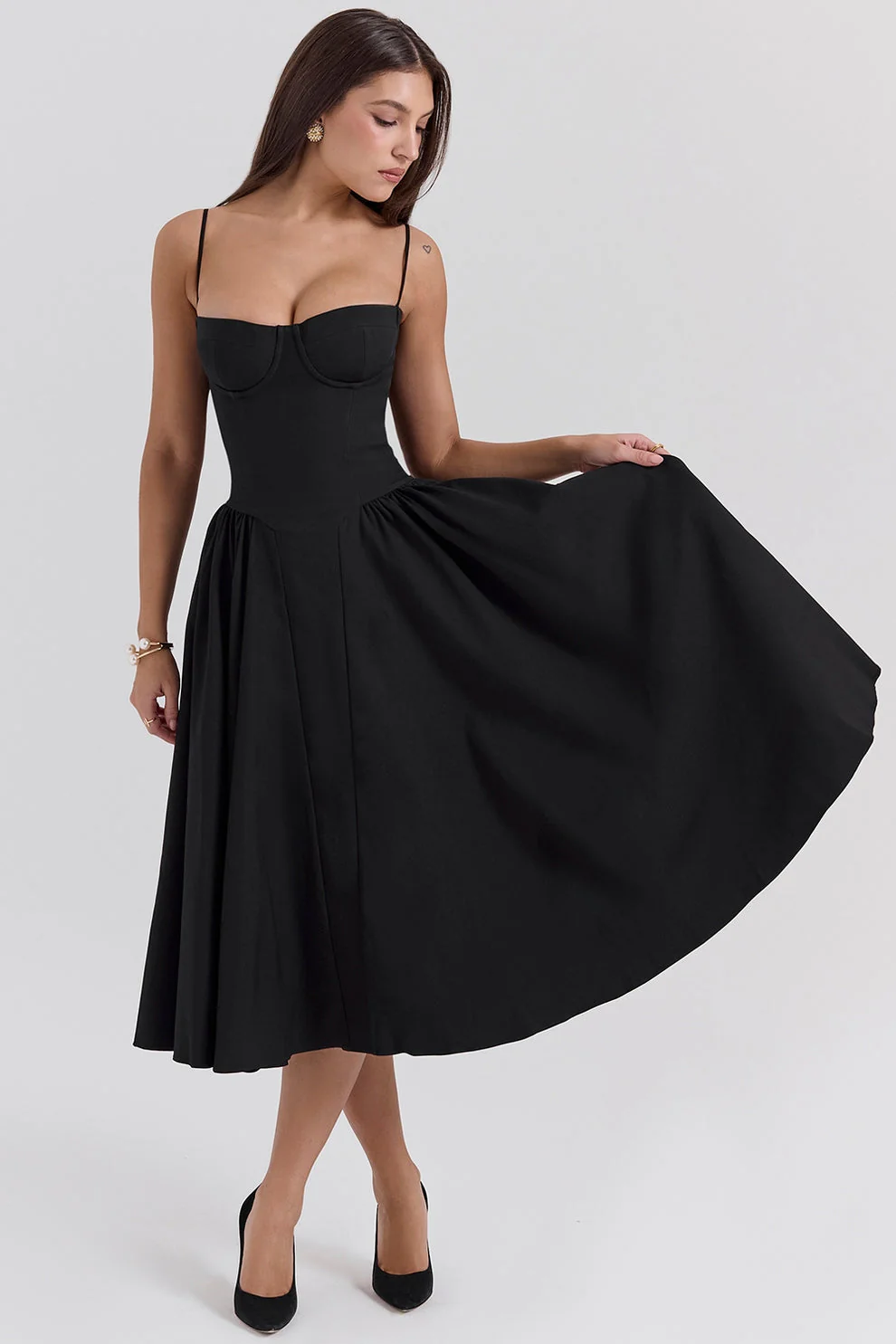 Maissa - Abito Midi Elegante Senza Maniche - Image 20