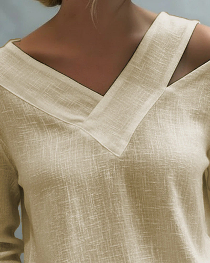 Makeeta - Elegante Top Con Scollo a V e Spalline - Image 8