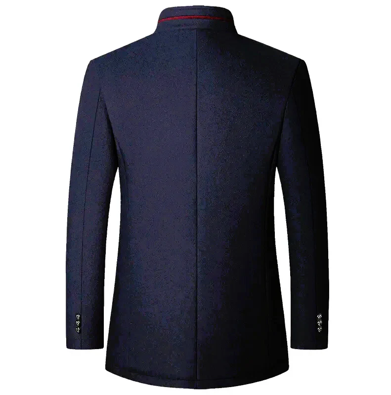 Maldini – Elegante Cappotto In Lana Con Bottoni Sul Davanti - Image 4