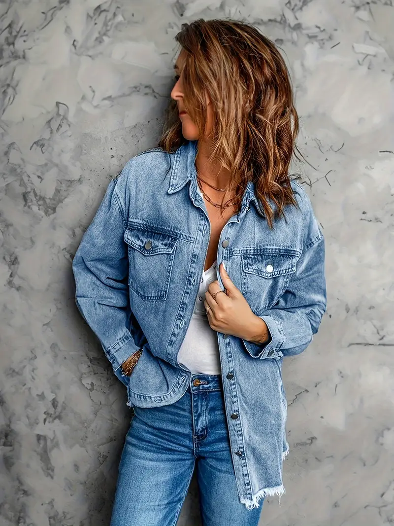 Malika - Giacca Di Jeans A Maniche Lunghe - Image 7