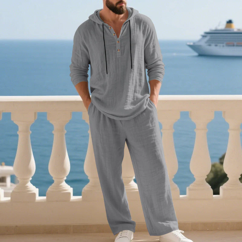 Maoray - Set Casual Con Felpa Con Cappuccio e Pantaloni