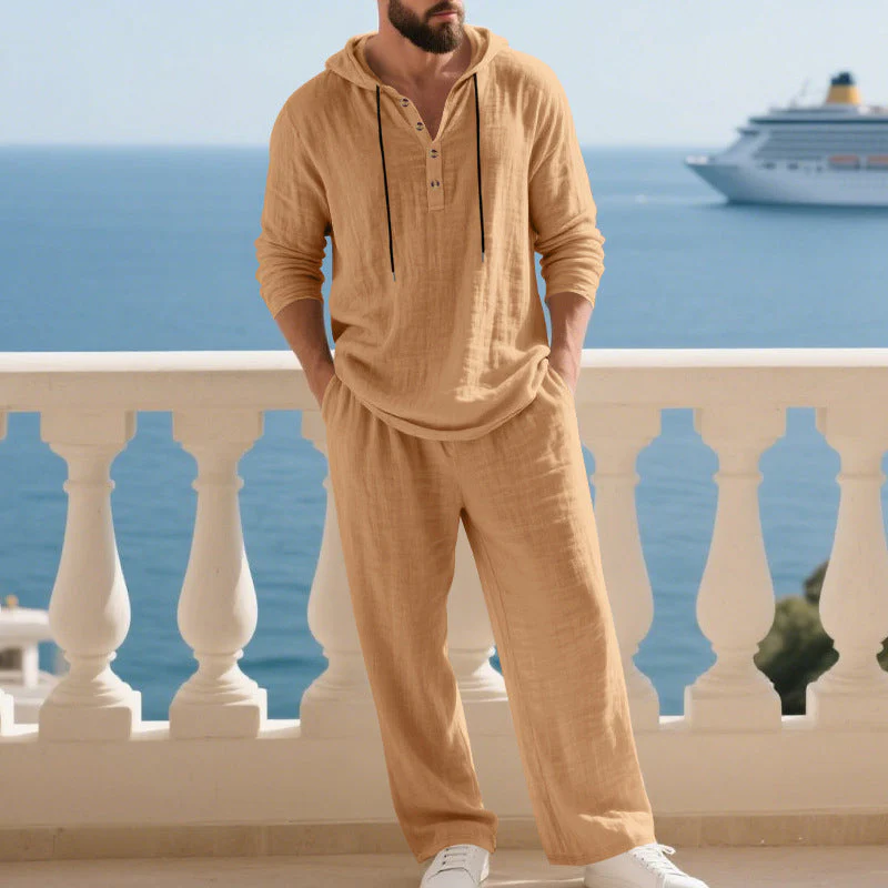 Maoray - Set Casual Con Felpa Con Cappuccio e Pantaloni - Image 2