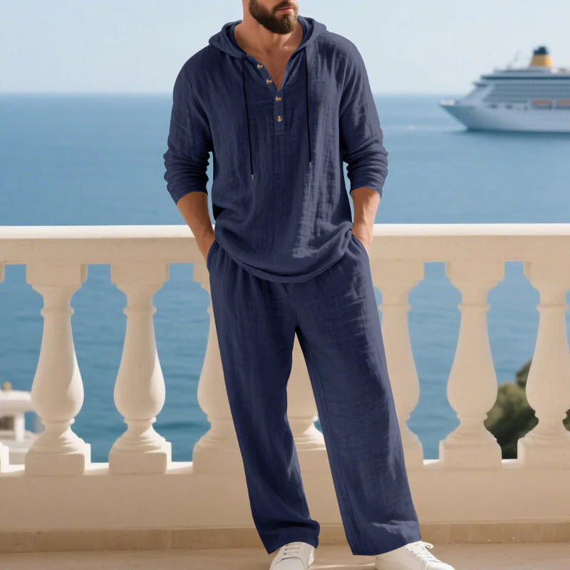 Maoray - Set Casual Con Felpa Con Cappuccio e Pantaloni - Image 7