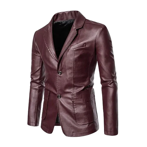 Marcon - Giacca Affari Casual in Pelle - Image 3