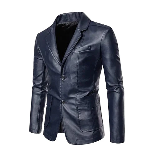 Marcon - Giacca Affari Casual in Pelle - Image 4