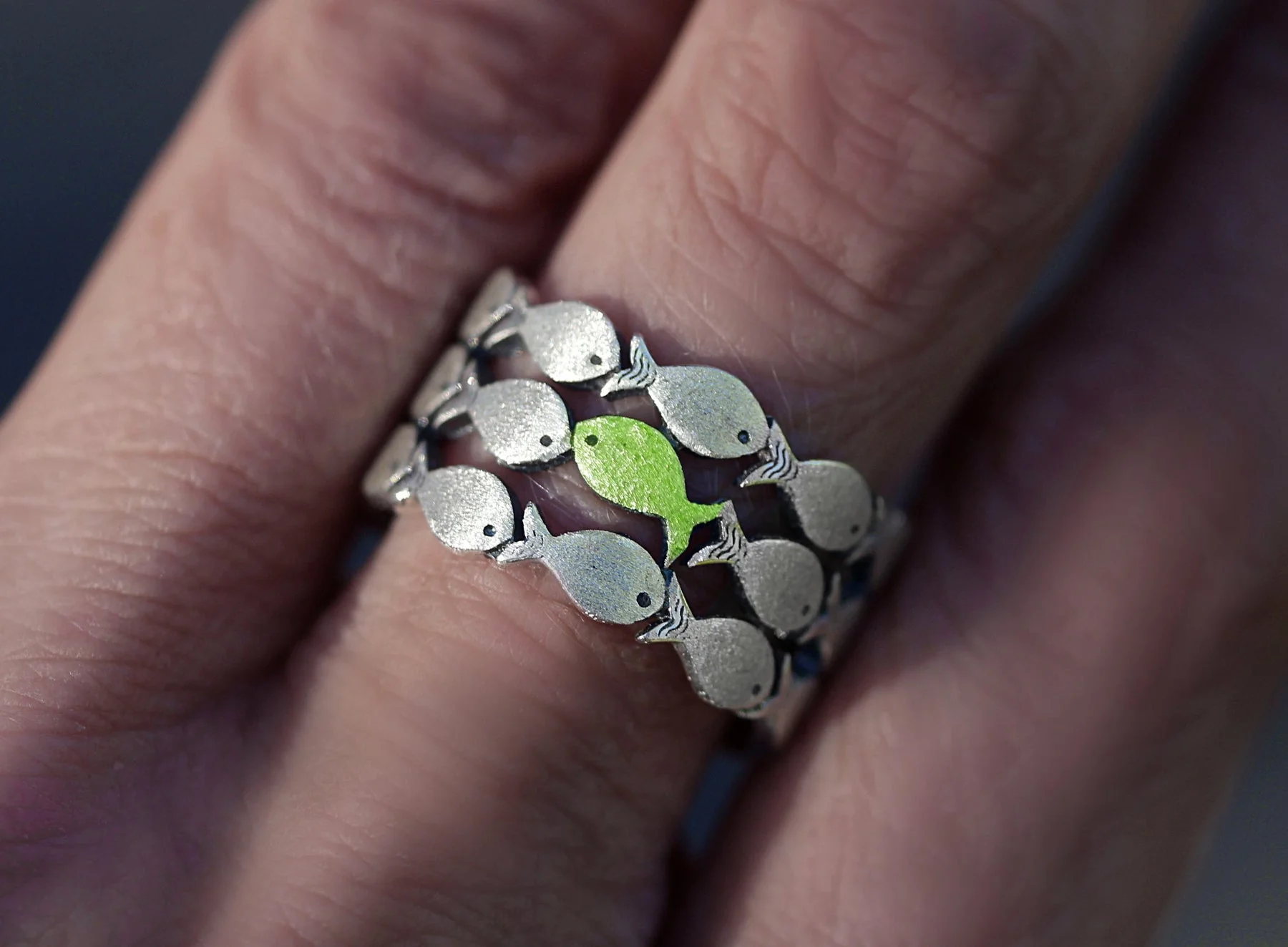 Marene - Anello in Argento Controcorrente - Image 4