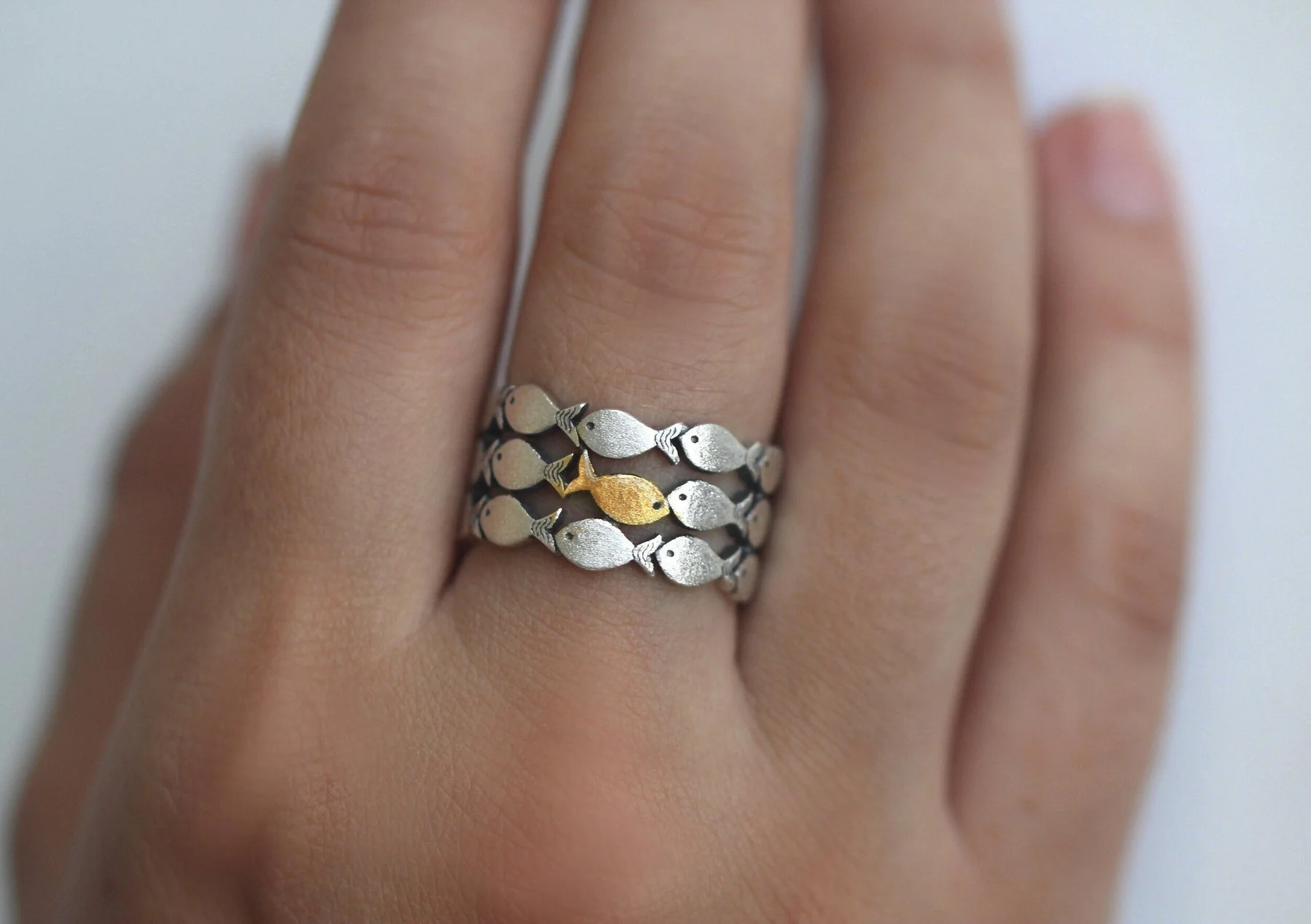 Marene - Anello in Argento Controcorrente - Image 5