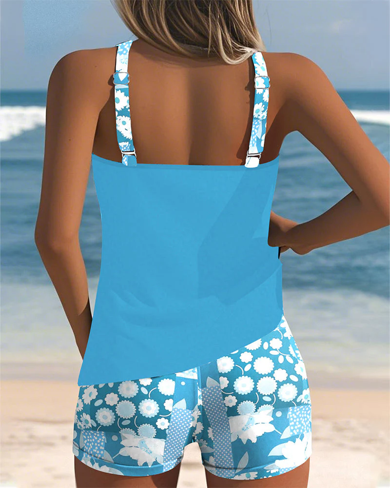 Maritta - Costume Da Bagno Stampato In Lino - Image 9