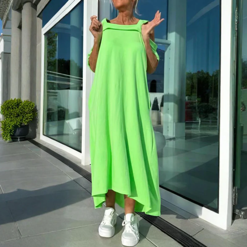 Mariyana - Maxi Abito Spento Spalla - Image 3