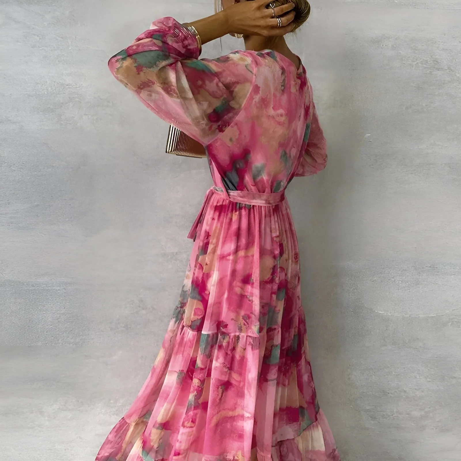 Marizanne - Elegante Abito Estivo Plissettato - Image 4