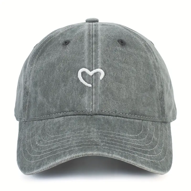 Marlia - Cappellino Ricamato Con Cuore Cucito - Image 10