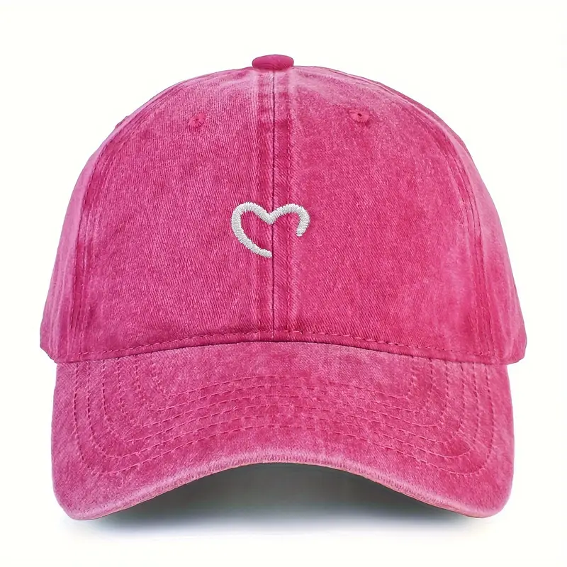 Marlia - Cappellino Ricamato Con Cuore Cucito - Image 2