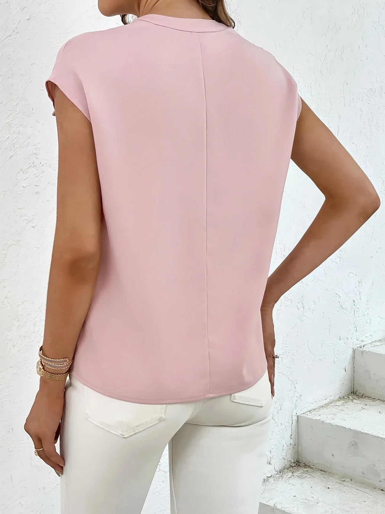 Marquita - Camicia Casuale Estiva A Maniche Corte Con Tasche - Image 21