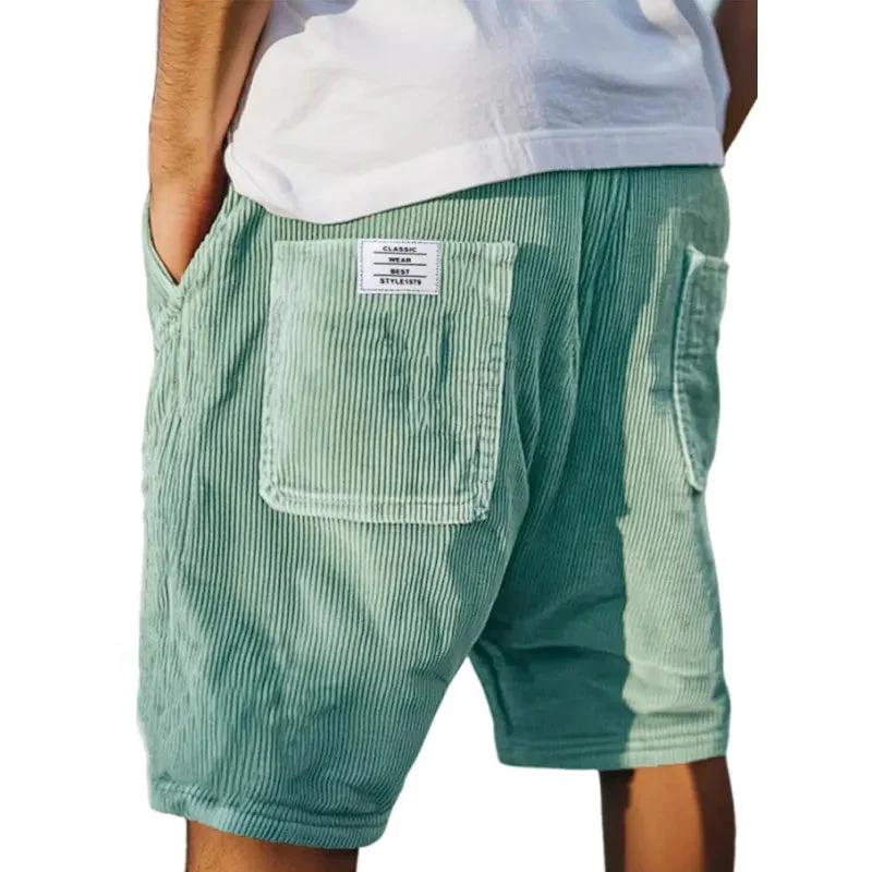 Marsel - Eleganti Pantaloncini In Velluto a Coste - Image 4