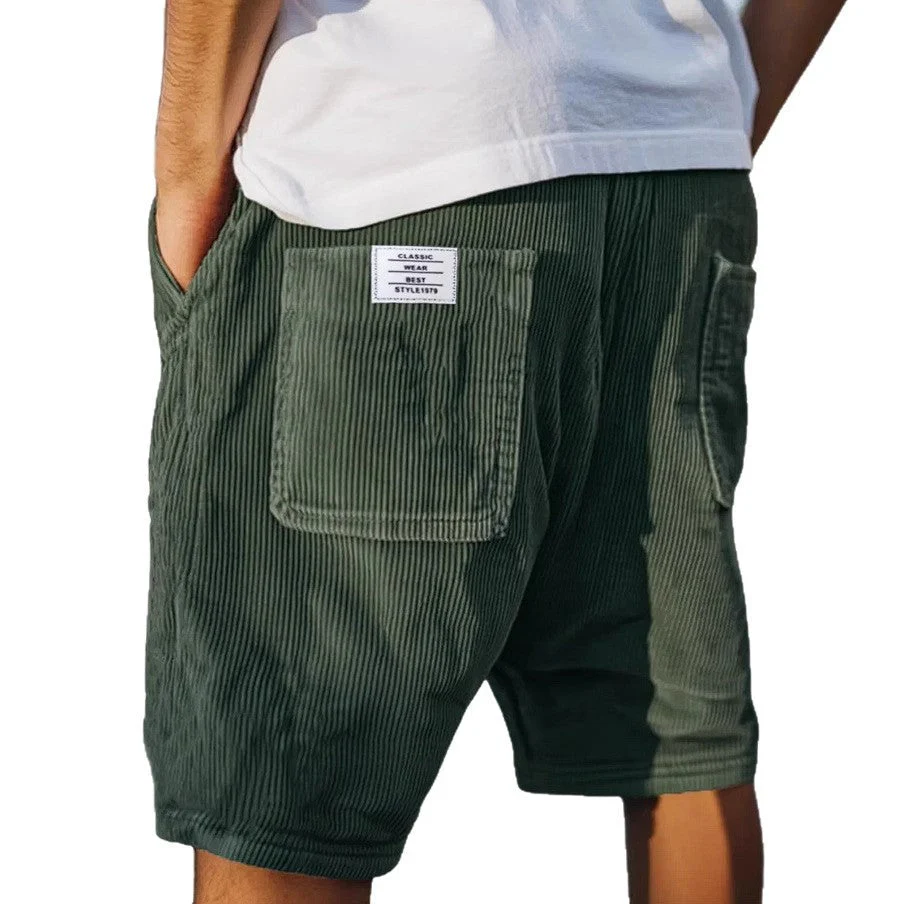 Marsel - Eleganti Pantaloncini In Velluto a Coste - Image 6