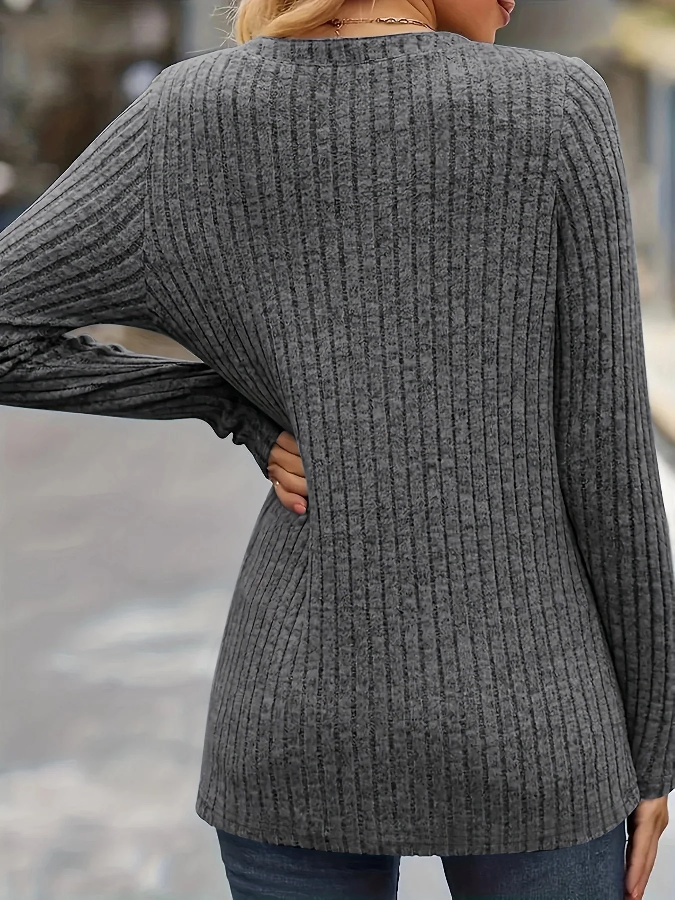 Marva - Maglietta Casual a Maniche Lunghe - Image 7