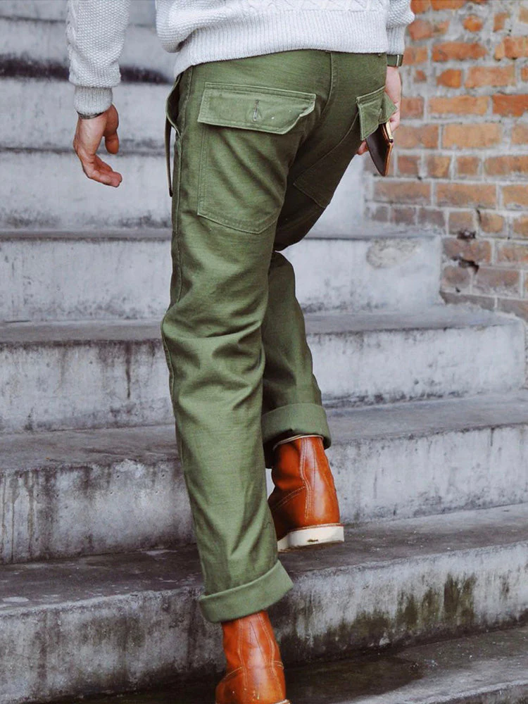 Matheos - Pantaloni Ispirati Allo Stile Militare OG-107 - Image 6