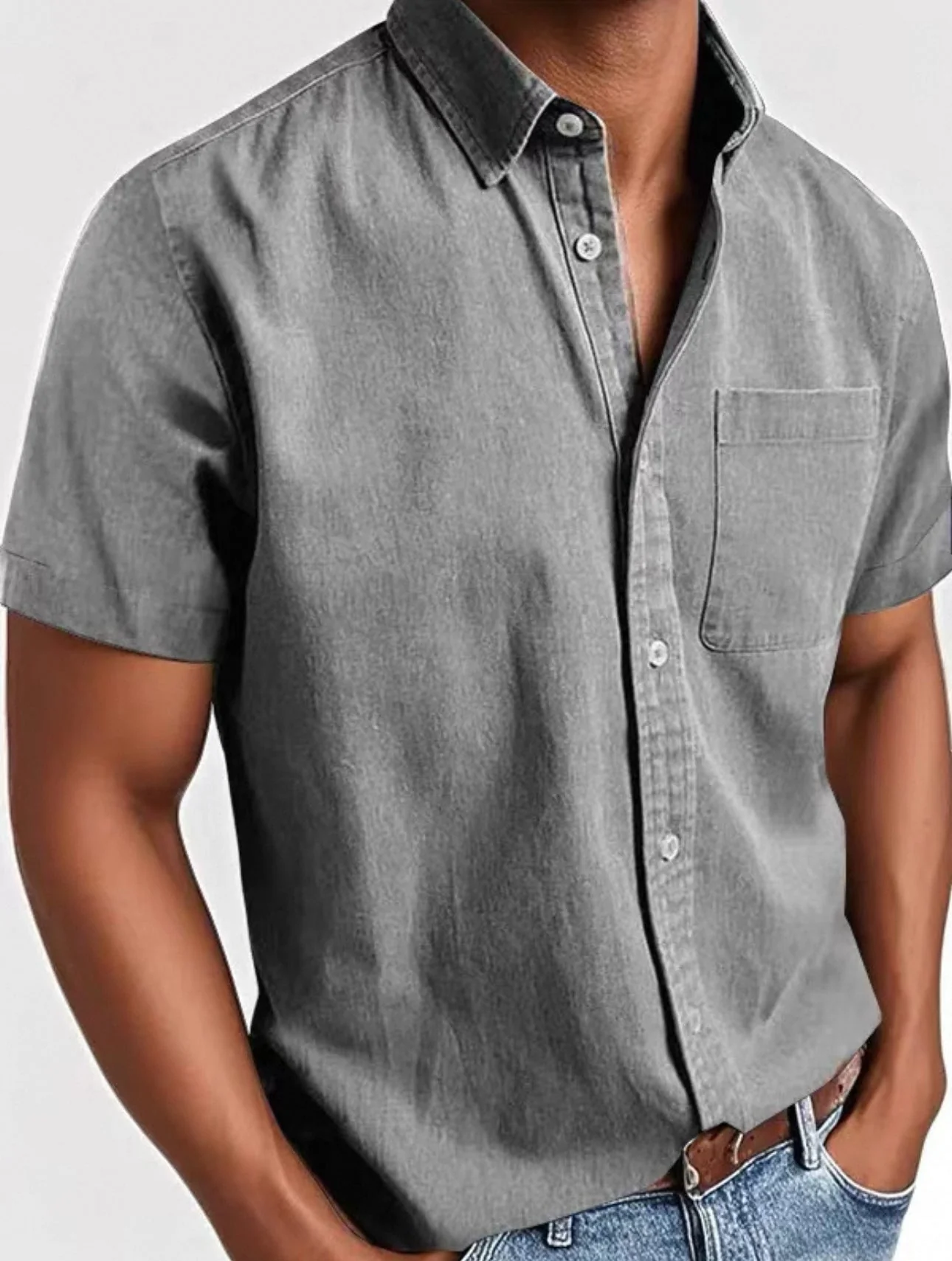 Maxence - Camicia Estiva a Maniche Corte - Image 3