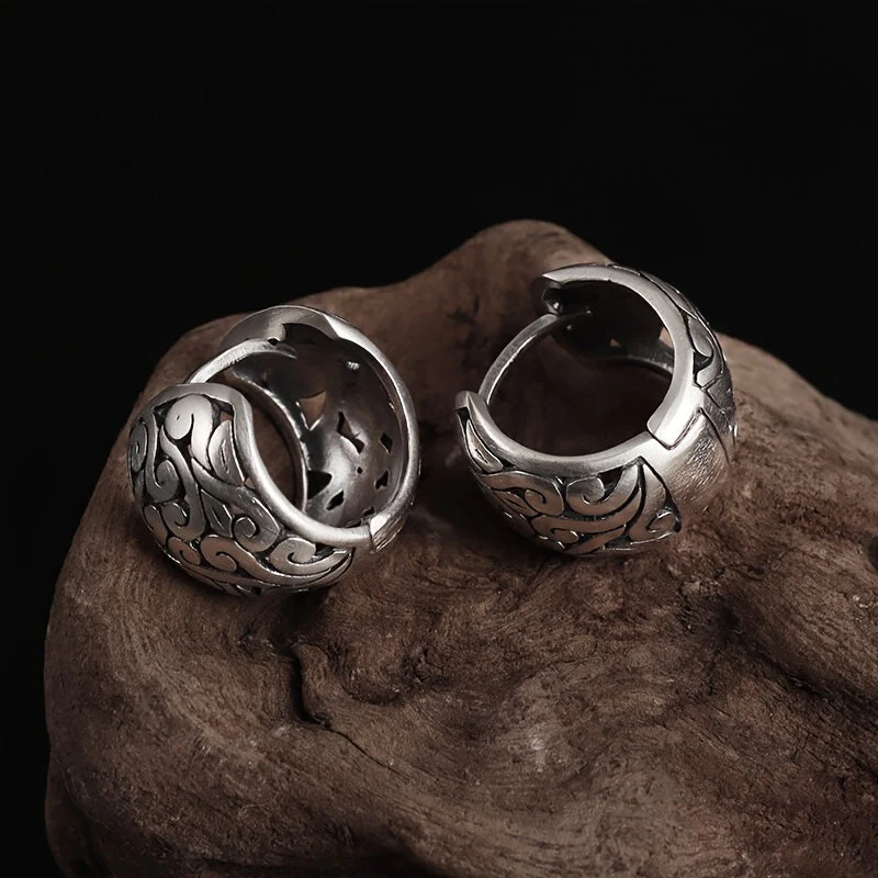 Mayani - Orecchini in Argento Sterling con Reliquia - Image 4