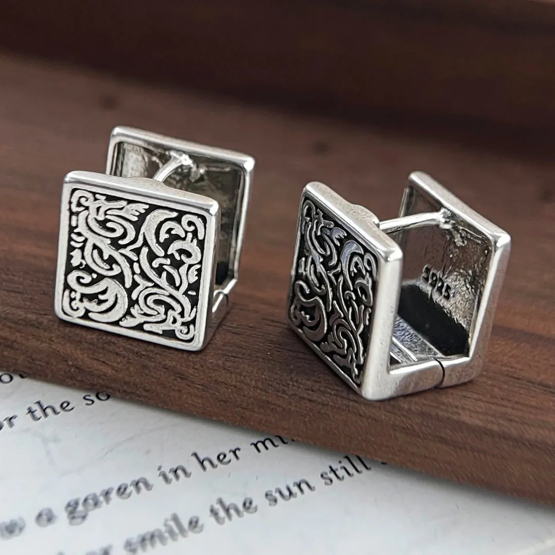 Mayani - Orecchini in Argento Sterling con Reliquia - Image 6