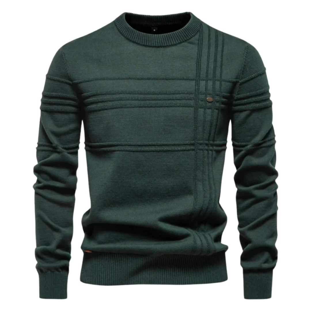 Maziarz - Elegante Maglione Con Motivo a Scacchi - Image 4