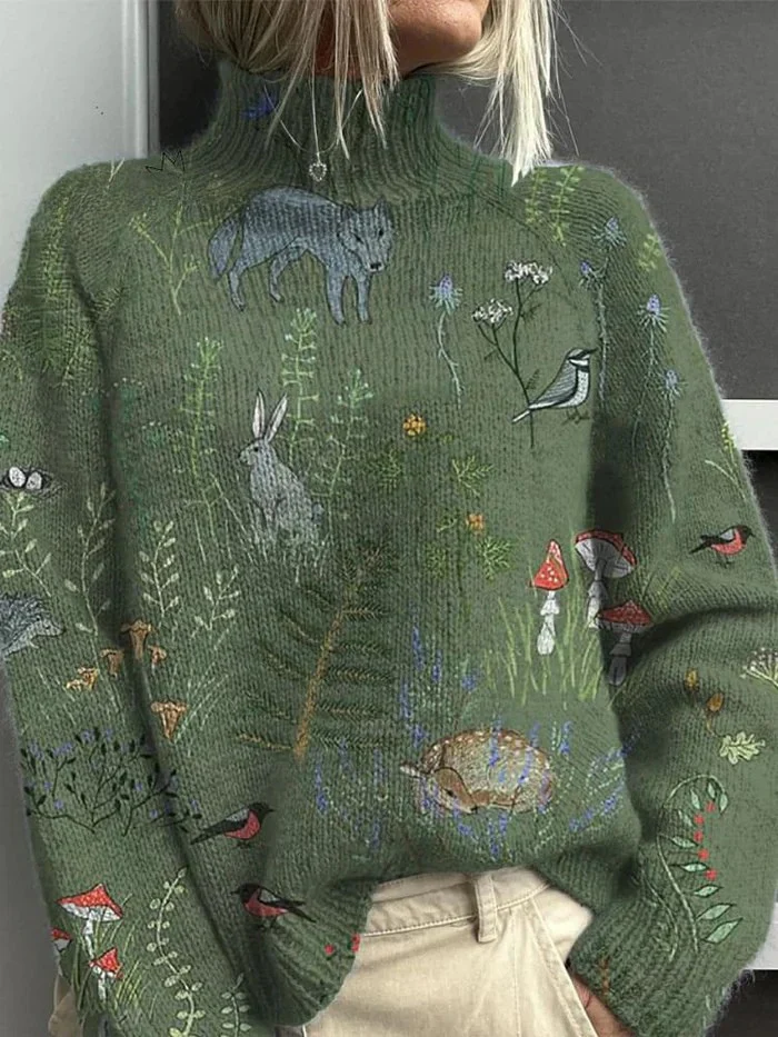 Mcgrath - Elegante Maglione a Collo Alto Caldo