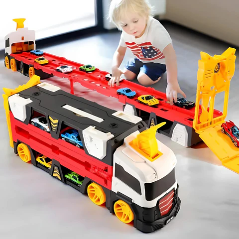 MechTrack - Versatile Camion Trasformabile con Pista da Corsa - Image 4