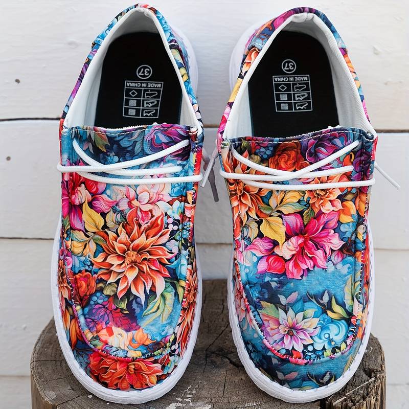 Meiriya - Sneakers Casual Con Grande Stampa Floreale - Image 5
