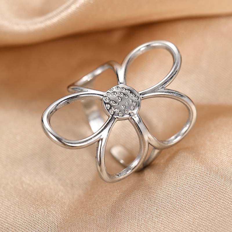 Meloni - Anello Regolabile Ispirato Alla Margherita - Image 3
