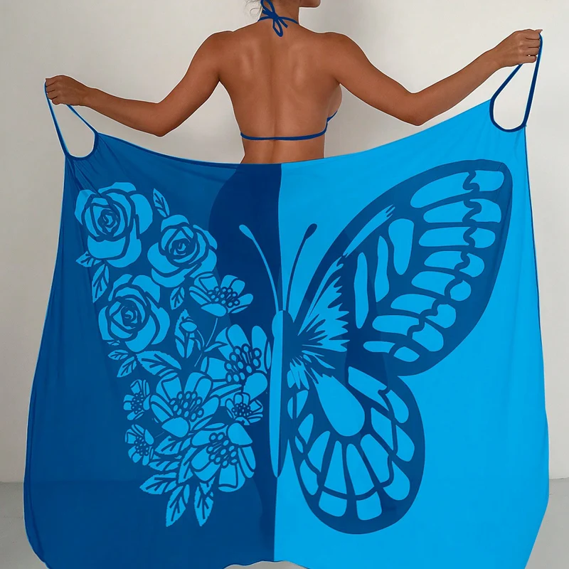 Melora - Copricostume Con Stampa Farfalle - Image 4