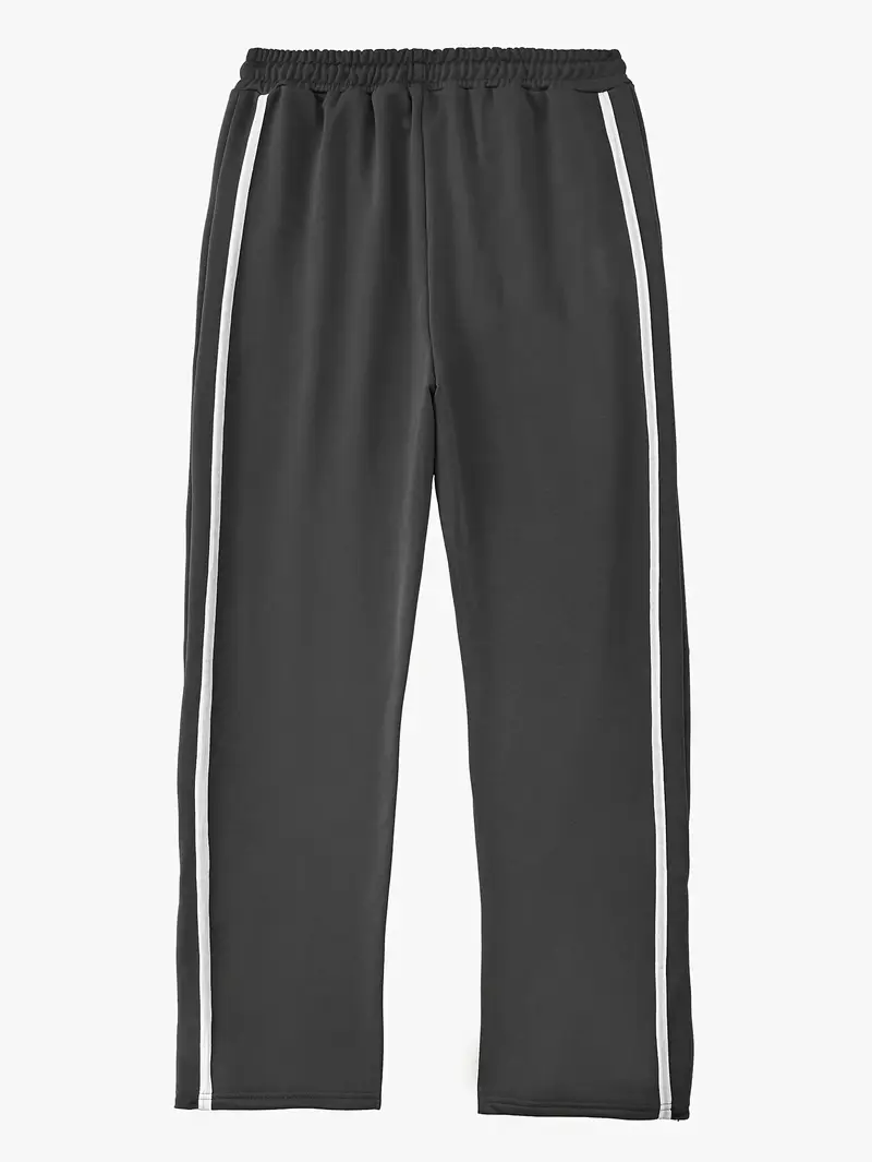 Mendis - Pantaloni Sportivi Casual a Gamba Dritta Con Bottoni a Pressione - Image 13