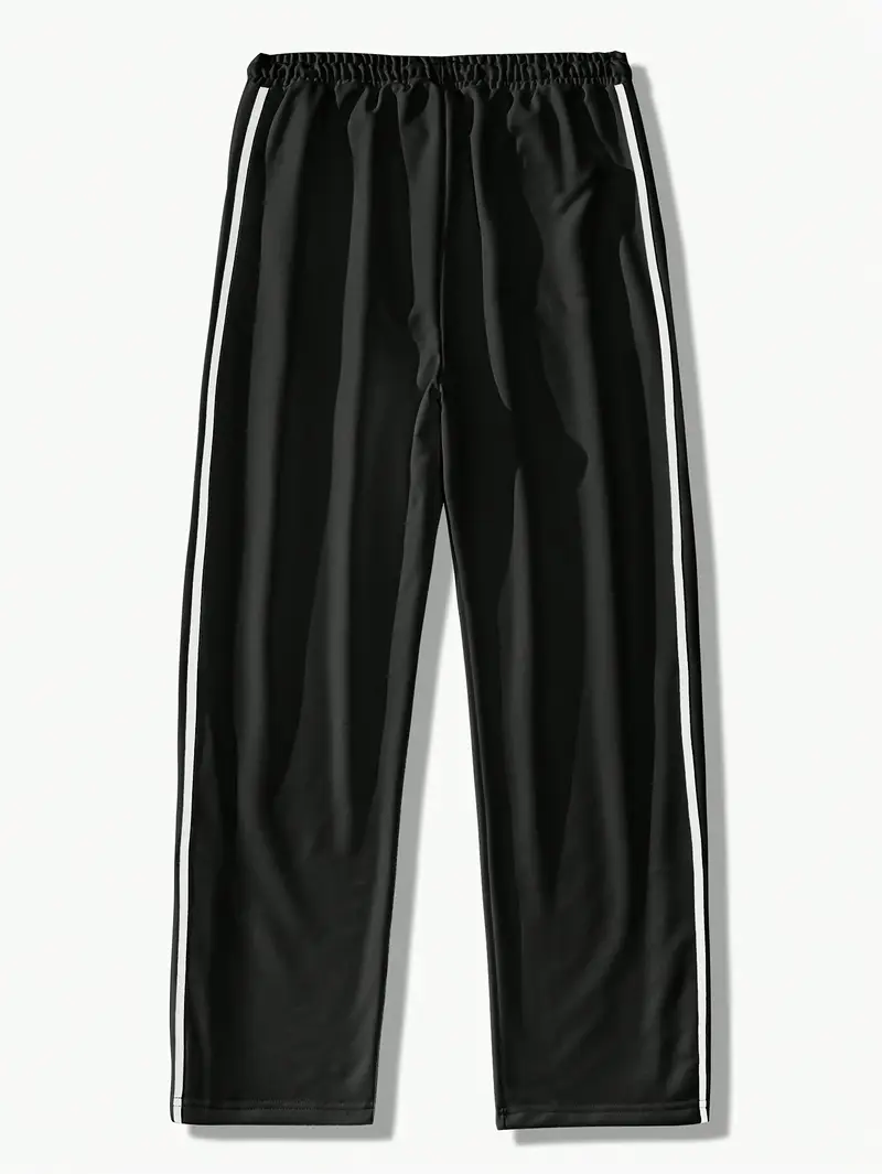 Mendis - Pantaloni Sportivi Casual a Gamba Dritta Con Bottoni a Pressione - Image 9