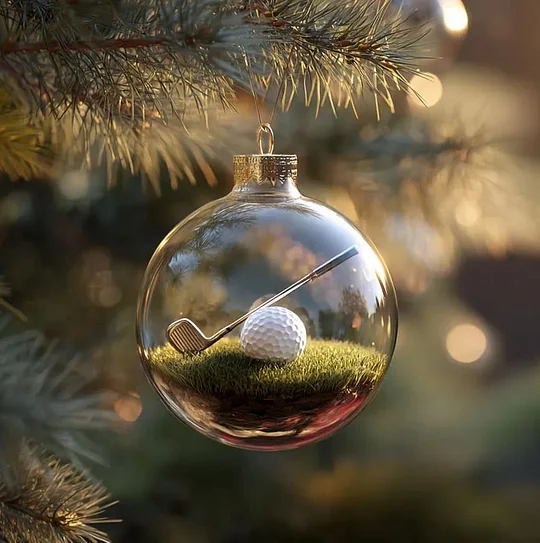 MerryBall - Palla di Vetro Decorativa Natalizia in Stile Sportivo - Image 2