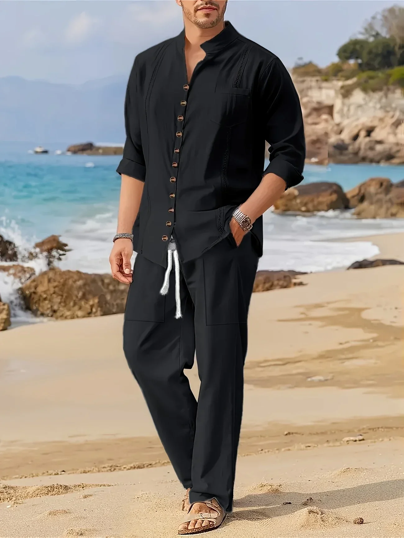 Micah - Alla Moda Spiaggia Set Di Due Pezzi - Image 2