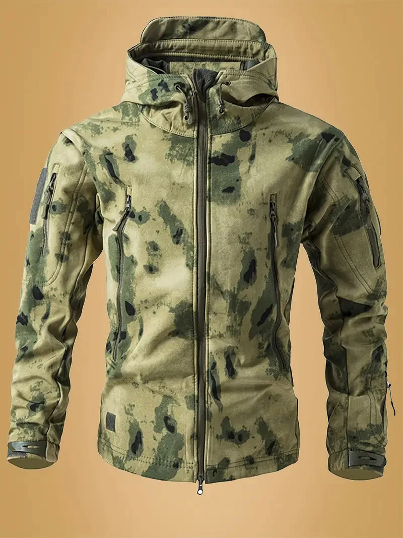 Mikel - Cappotto Militare Con Collo Alto e Cappuccio - Image 2