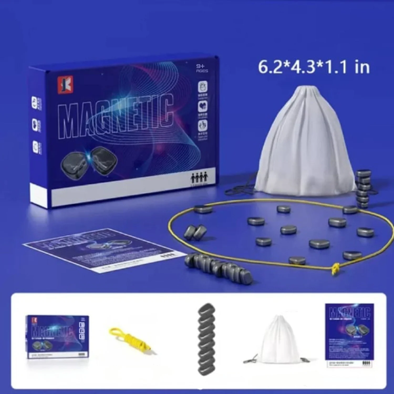 MindSpark - Set Di Scacchi Magnetici Divertente Gioco Di Strategia Per Bambini e Famiglie - Image 4