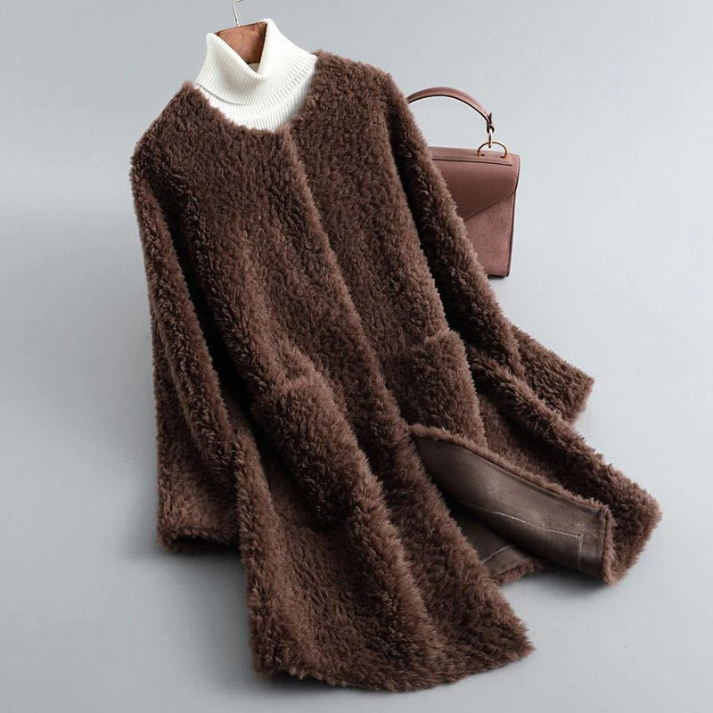 Minette - Elegante Cappotto In Teddy Pelliccia Sintetica - Image 6