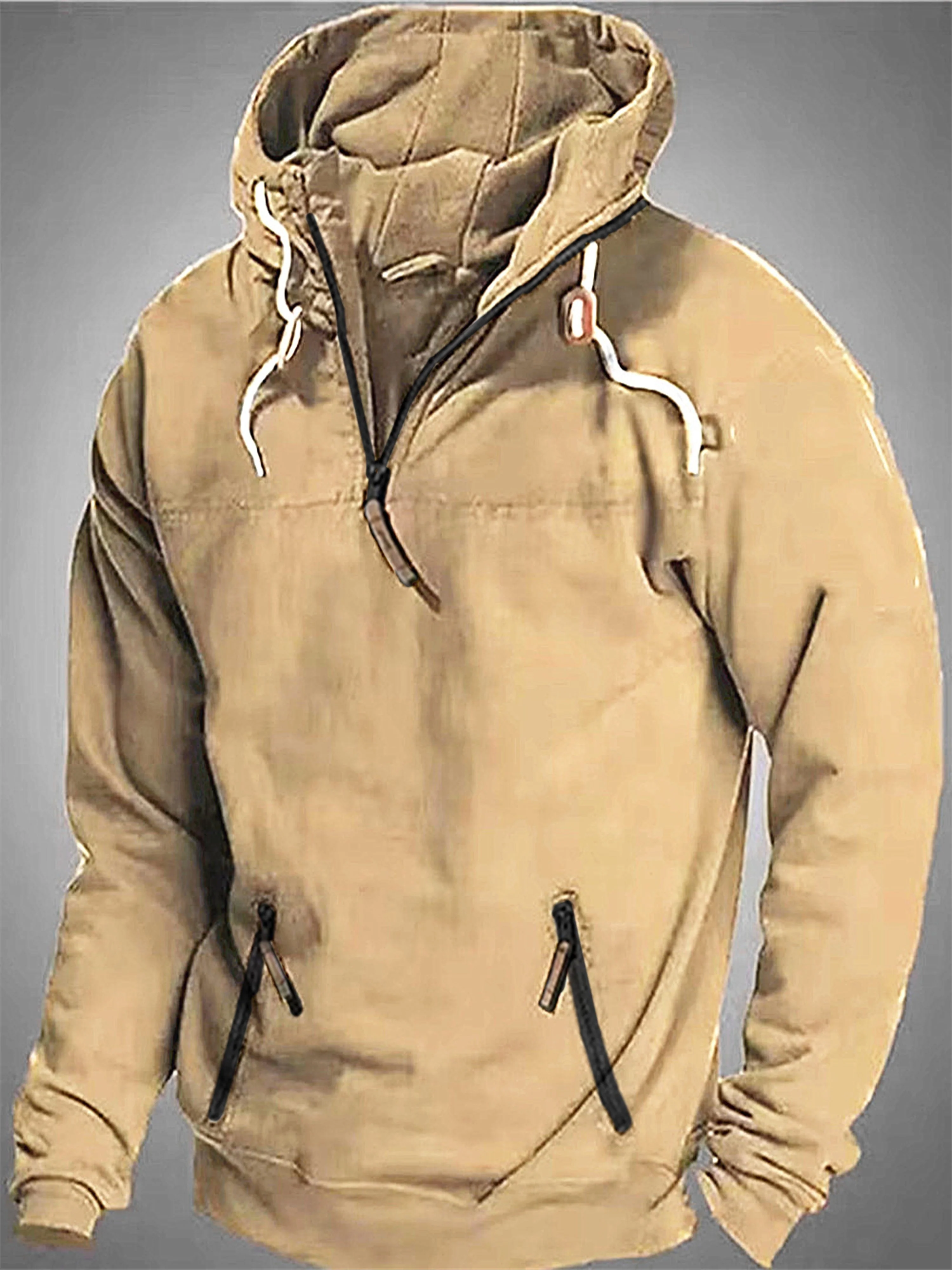 Mohinder - Felpe Con Cappuccio a Maniche Lunghe Casual
