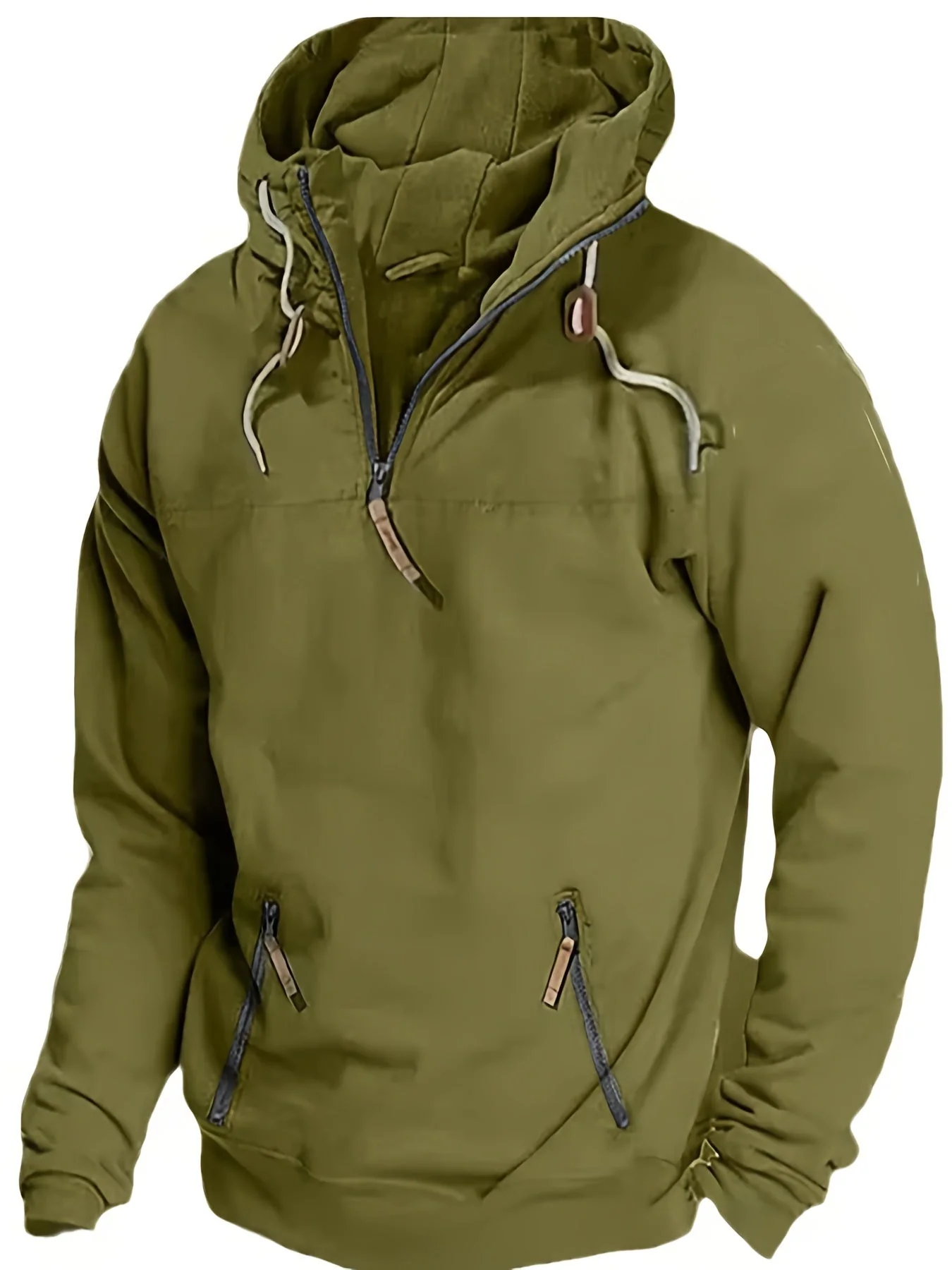 Mohinder - Felpe Con Cappuccio a Maniche Lunghe Casual - Image 3